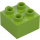 Duplo Lime Brick 2 x 2 with Pin Joint (22881)