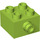 Duplo Lime Brick 2 x 2 with Pin Joint (22881)