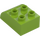 Duplo Lime Mattoncino 2 x 3 con Parte superiore curva (2302)