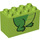Duplo Lime Brick 2 x 4 x 2 with Dinosaur Lower Body (31111 / 43520)