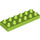 Duplo Lime Plate 2 x 6 (98233)