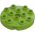 Duplo Lime Round Plate 4 x 4 with Hole and Locking Ridges (98222)