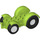Duplo Limette Tractor mit Weiß Räder (24912)