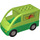Duplo Lime Van with Vegetables Pattern and Rear Door (58233)