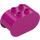 Duplo Magenta Brick 2 x 4 x 2 with Rounded Ends (6448)