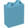 Duplo Medium azuurblauw Steen 1 x 2 x 2 (4066 / 76371)