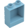 Duplo Medium Azure Brick 1 x 2 x 2 with Brick Wall Pattern (25550)