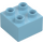 Duplo Medium Azure Brick 2 x 2 (3437 / 89461)