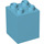 Duplo Medium azuurblauw Steen 2 x 2 x 2 (31110)