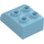 Duplo Medium Azure Brick 2 x 3 with Curved Top (2302)