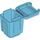 Duplo Medium Azure Garbage Can (73568)