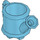 Duplo Medium azuurblauw Water Can (23990)