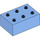 Duplo Medium Blue Brick 2 x 3 (87084)