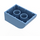 Duplo Medium Blue Brick 2 x 3 with Curved Top (2302)