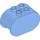 Duplo Bleu moyen Brique 2 x 4 x 2 avec Arrondi Ends (6448)