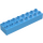 Duplo Keskivaalea sininen Palikka 2 x 8 (4199)