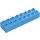 Duplo Keskivaalea sininen Palikka 2 x 8 (4199)