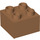 Duplo Medium Dark Flesh Brick 2 x 2 (3437 / 89461)