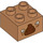 Duplo Medium Dark Flesh Brick 2 x 2 with Poop and Flies (3437 / 105443)