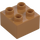 Duplo Medium Dark Flesh Brick 2 x 2 with Poop and Flies (3437 / 105443)