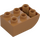 Duplo Medium Dark Flesh Brick 2 x 3 with Inverted Slope Curve (98252)