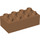 Duplo Medium Dark Flesh Brick 2 x 4 (3011 / 31459)