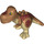 Duplo Mittleres dunkles Fleisch Tyrannosaurus Rex mit Rot Streifen (36327)