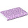 Duplo Mittlerer Lavendel Blanket (8 x 10cm) mit Weiß Stars (29988 / 75689)