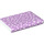 Duplo Medium Lavender Blanket (8 x 10cm) with White Stars (29988 / 75689)