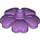 Duplo Medium Lavender Flower 3 x 3 x 1 (84195)