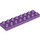 Duplo Mittlerer Lavendel Platte 2 x 8 (44524)