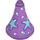 Duplo Medium Lavender Steeple Round 3 x 3 x 3 with Stars (16375)