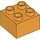 Duplo Medium Orange Brick 2 x 2 (3437 / 89461)