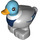 Duplo Medium Stone Gray Duck (73382)