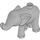 Duplo Mittleres Steingrau Elephant Calf mit Trunk Gap (89879)