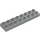 Duplo Medium steingrå Plate 2 x 8 (44524)