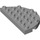 Duplo Medium Stone Gray Plate 8 x 4 Semicircle (29304)