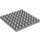 Duplo Medium Stone Gray Plate 8 x 8 (51262 / 74965)