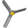 Duplo Medium Stone Gray Propeller Ø160 with screw (6670 / 75573)