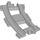 Duplo Medium Stone Gray Rail Curved (6378)