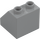 Duplo Gris piedra medio Con pendiente 2 x 2 x 1.5 (45°) (6474 / 67199)