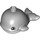 Duplo Medium Stone Gray Whale Calf (52255)