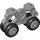 Duplo Medium Stone Gray Wheel Suspension with 4 Wheel (52925 / 53142)