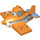 Duplo Orange Avion - Dusty avec Noir Number 7 (17237)