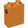 Duplo Orange Brick 1 x 2 x 2 with Eye on Side without Bottom Tube (4066 / 10501)