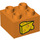Duplo Orange Brique 2 x 2 avec Cheese (3437 / 29316)