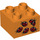 Duplo Orange Brick 2 x 2 with Five Ladybirds (3437 / 17308)