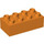 Duplo Orange Brick 2 x 4 (3011 / 31459)