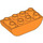Duplo Oranje Steen 2 x 4 met Gebogen Onderzijde (98224)