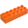 Duplo Orange Brick 2 x 6 (2300)